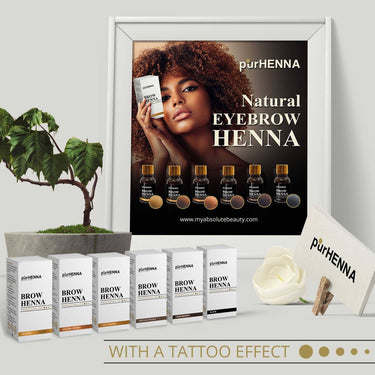 purHENNA® | brow henna | online training | kit and certificate
